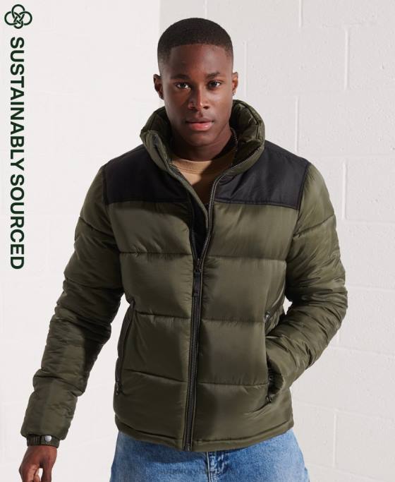 Superdry jacheta cod îmbrăcăminte kaki bărbați JX0Z4645