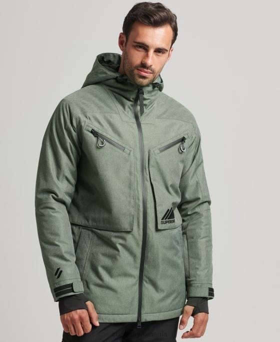 Superdry jacheta de freeride îmbrăcăminte verde bărbați JX0Z982
