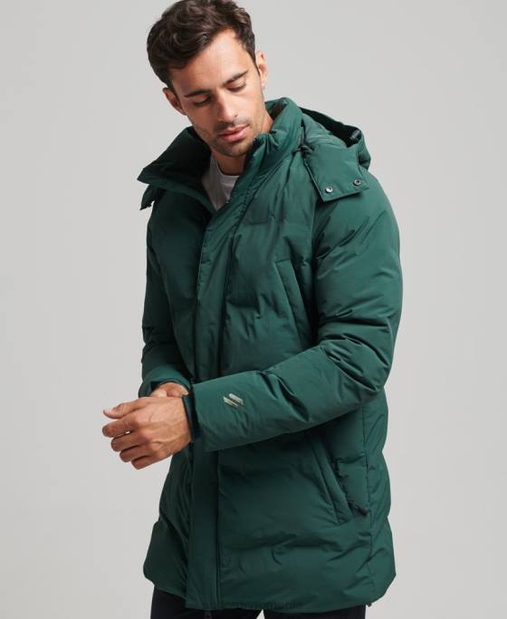 Superdry palton pufy boxy îmbrăcăminte verde bărbați JX0Z4543