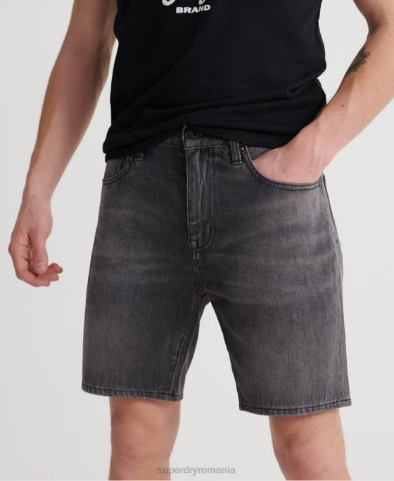 Superdry 05 pantaloni scurți conor conor îmbrăcăminte negru bărbați JX0Z370