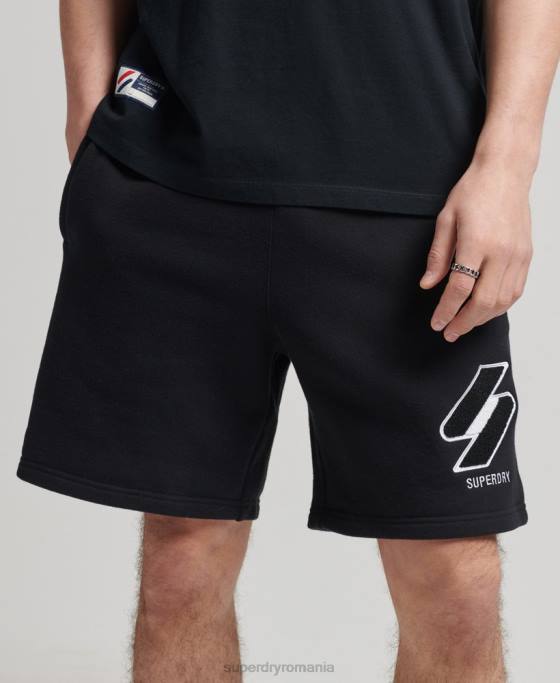 Superdry cod pantaloni scurți clasici îmbrăcăminte negru bărbați JX0Z372