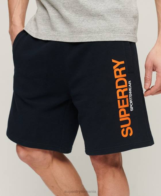 Superdry pantaloni scurți largi de îmbrăcăminte sport îmbrăcăminte marina bărbați JX0Z296
