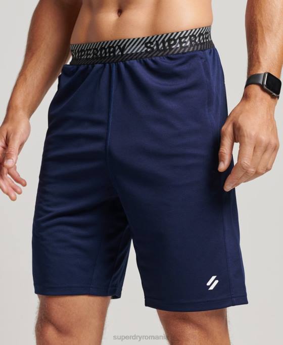 Superdry pantaloni scurți relaxați de bază îmbrăcăminte marina bărbați JX0Z317