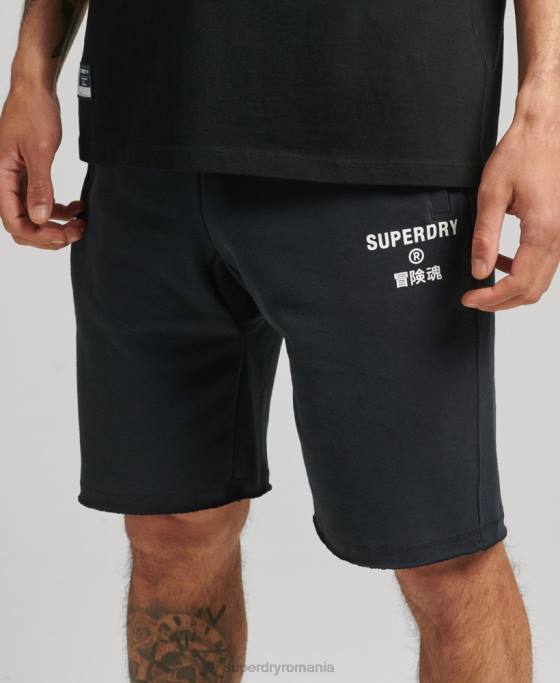 Superdry pantaloni scurți sport code core îmbrăcăminte marina bărbați JX0Z360