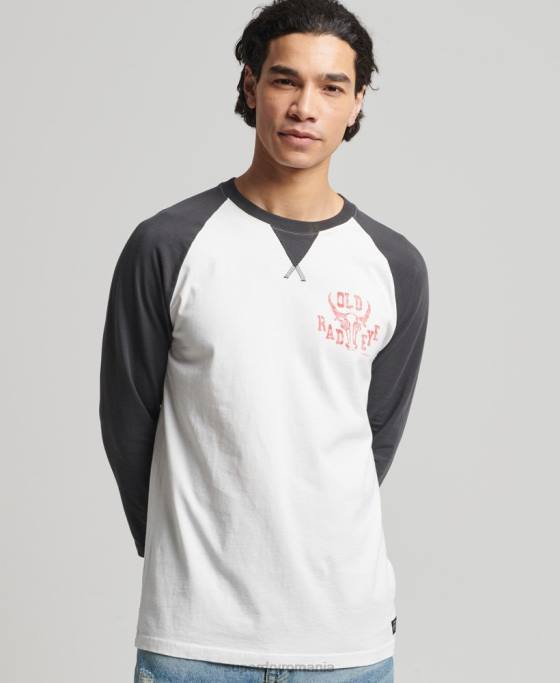 Superdry top vintage surf ranchero îmbrăcăminte negru bărbați JX0Z1586