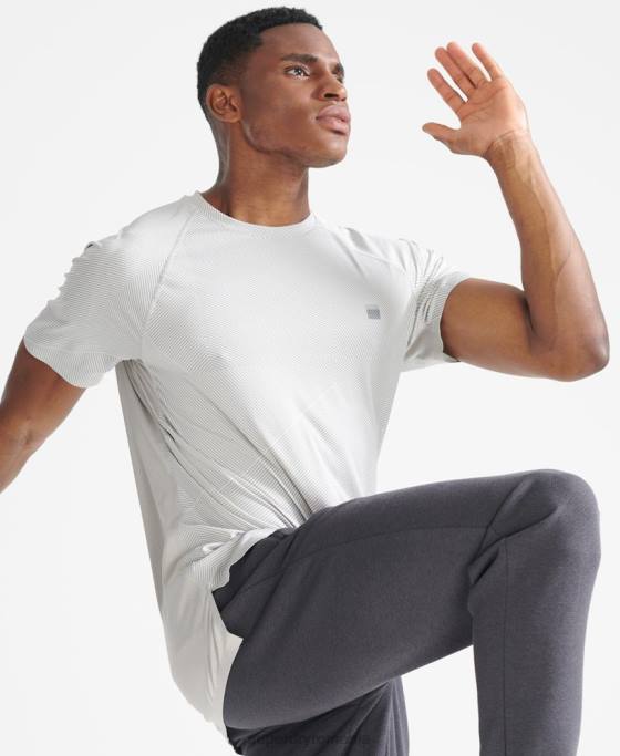 Superdry tren premium tricou cu mânecă scurtă îmbrăcăminte alb bărbați JX0Z5407