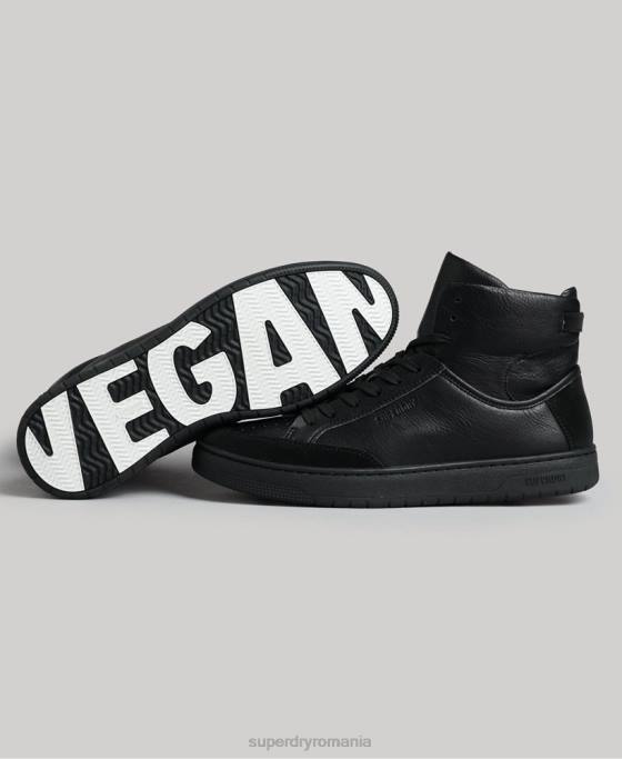 Superdry pantofi sport vegani vintage pantofi negru bărbați JX0Z1914