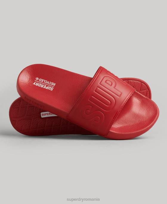 Superdry glisoare de bază de cod pantofi roșu bărbați JX0Z1912