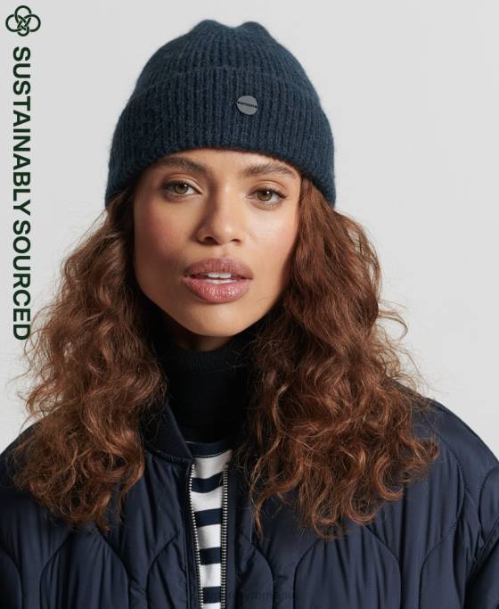 Superdry beanie de lux accesorii marina femei JX0Z6612