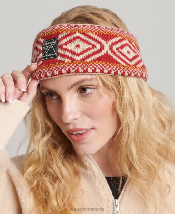 Superdry bentita tricotata accesorii bronzat femei JX0Z4281