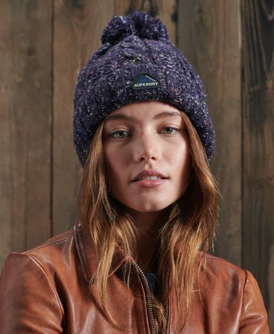 Superdry gracie cable beanie accesorii marina femei JX0Z4320