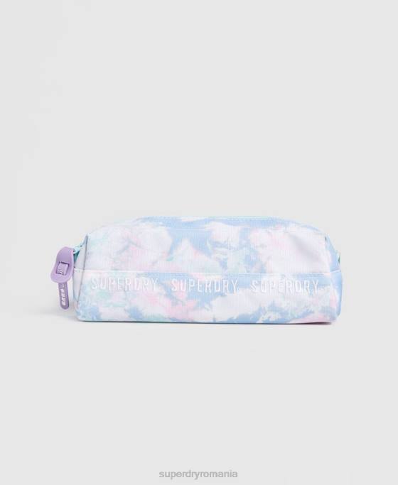 Superdry Repeta seriei case de creion accesorii albastru deschis femei JX0Z6708