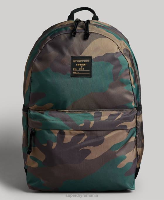 Superdry rucsac montana imprimat accesorii verde femei JX0Z4225
