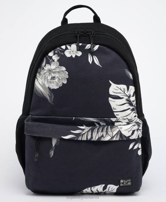 Superdry rucsac montana imprimeu cali accesorii negru femei JX0Z6615