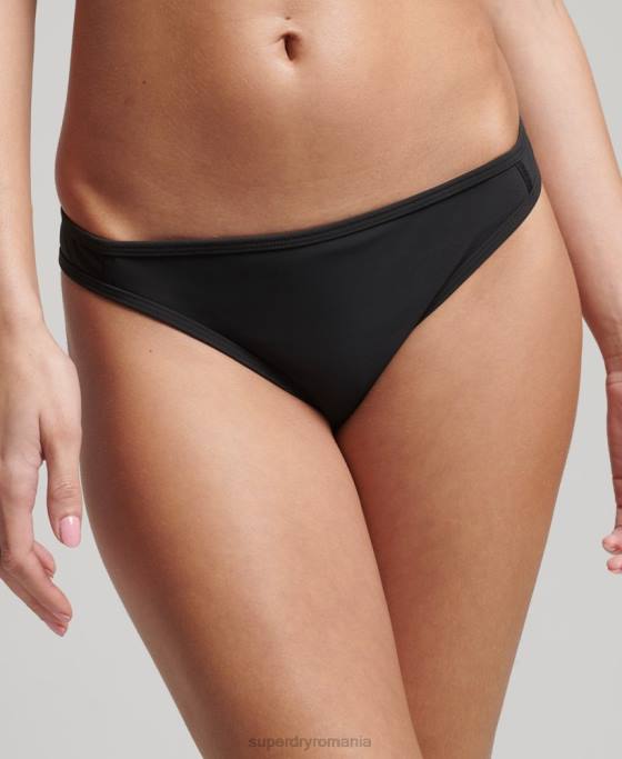 Superdry fund de bikini sport înot îmbrăcăminte negru femei JX0Z3249