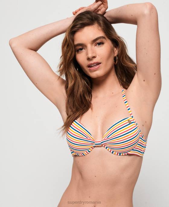 Superdry top de bikini cassie cup îmbrăcăminte multi femei JX0Z3258