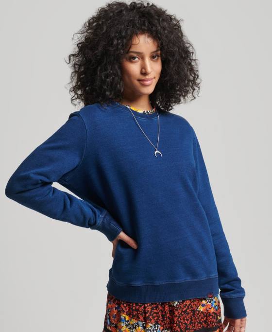 Superdry hanorac cu logo vintage din bumbac organic îmbrăcăminte turcoaz femei JX0Z6158