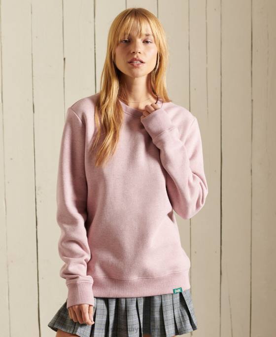 Superdry hanorac cu logo vintage îmbrăcăminte roz femei JX0Z3467