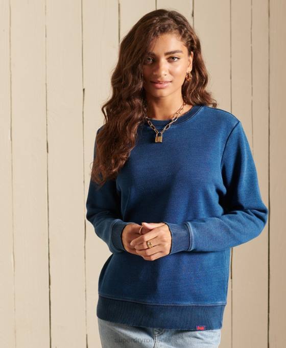 Superdry hanorac cu logo vintage îmbrăcăminte turcoaz femei JX0Z6042