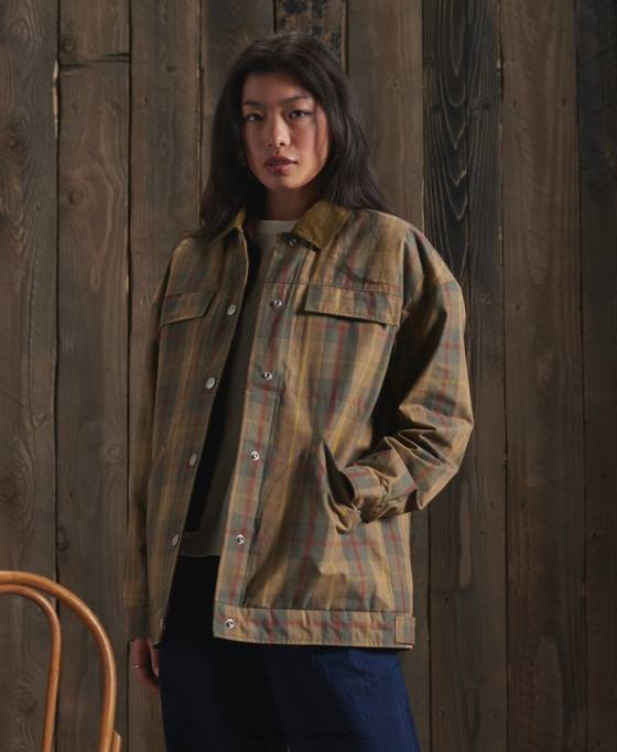 Superdry jachetă dry cruiser ediție limitată îmbrăcăminte maro femei JX0Z5549