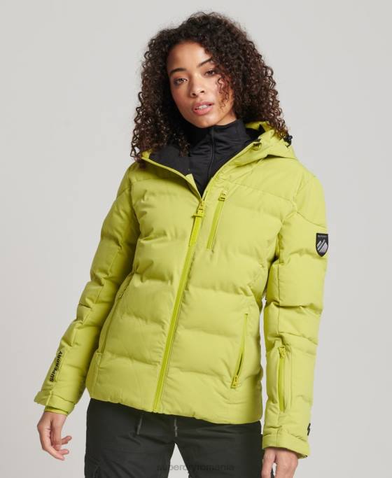 Superdry jachetă puf motion pro îmbrăcăminte galben femei JX0Z3549
