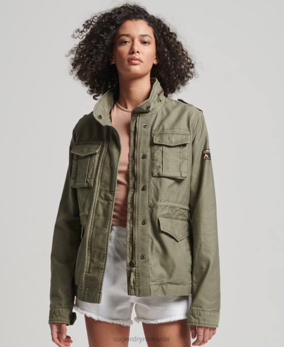 Superdry jachetă vintage m65 îmbrăcăminte verde femei JX0Z1992