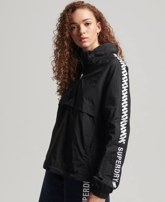 Superdry suprasarcina grafică esențială a codului îmbrăcăminte negru femei JX0Z5444