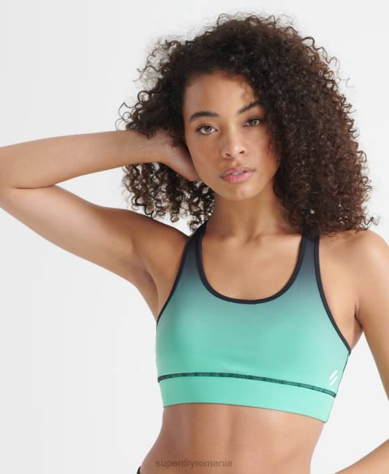 Superdry sutien esențial pentru antrenament îmbrăcăminte turcoaz femei JX0Z4203