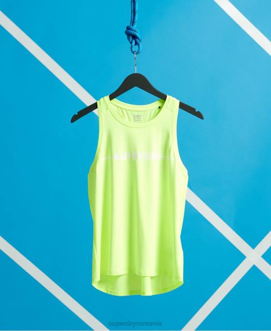 Superdry veste de antrenament sală îmbrăcăminte galben femei JX0Z3082