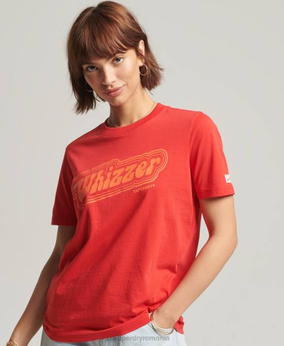 Superdry tricou vintage generația mea îmbrăcăminte roșu femei JX0Z2757