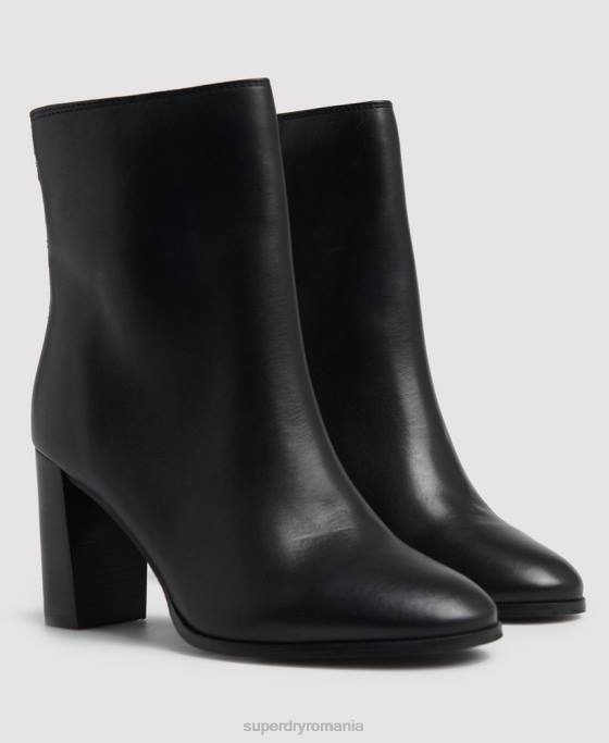Superdry editează cizmele înalte elegante pantofi negru femei JX0Z4428