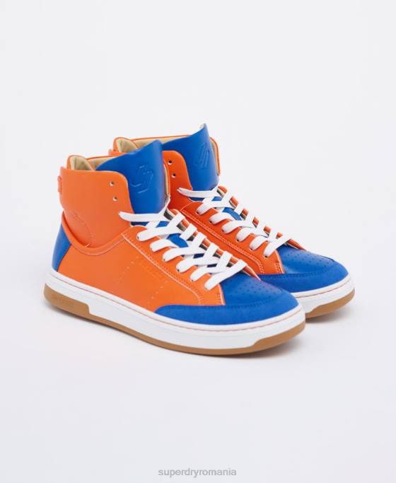 Superdry pantofi sport cu coș vegan pantofi albastru femei JX0Z4405