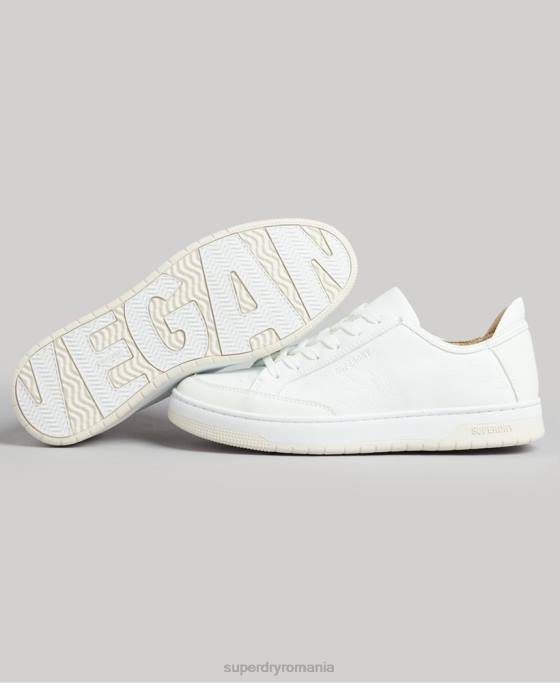 Superdry pantofi sport vechi vegani pantofi alb femei JX0Z4365