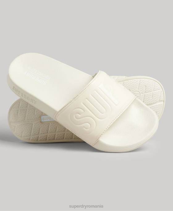 Superdry glisoare de bază de cod pantofi cremă femei JX0Z4390