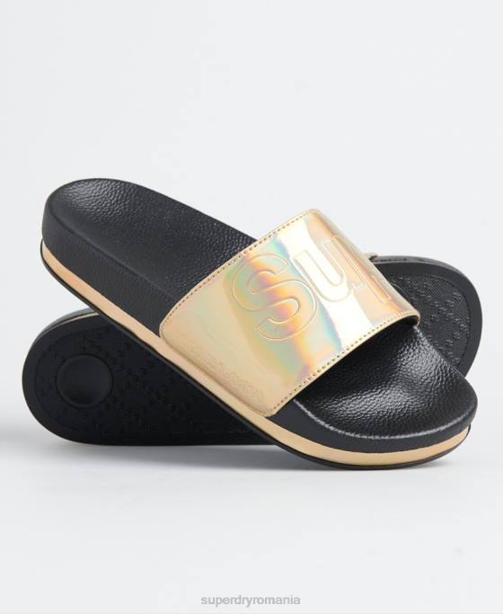 Superdry glisoare plate în Arizona pantofi negru femei JX0Z4415