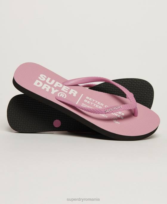 Superdry pantofi vegani pantofi roz femei JX0Z2002